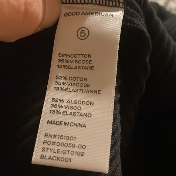 NWT Good American Asymmetrical Rib Tank - Picture 6 of 8